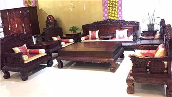 吴越堂红木家具中式 印尼黑酸枝家具加工高清图片 高清大图